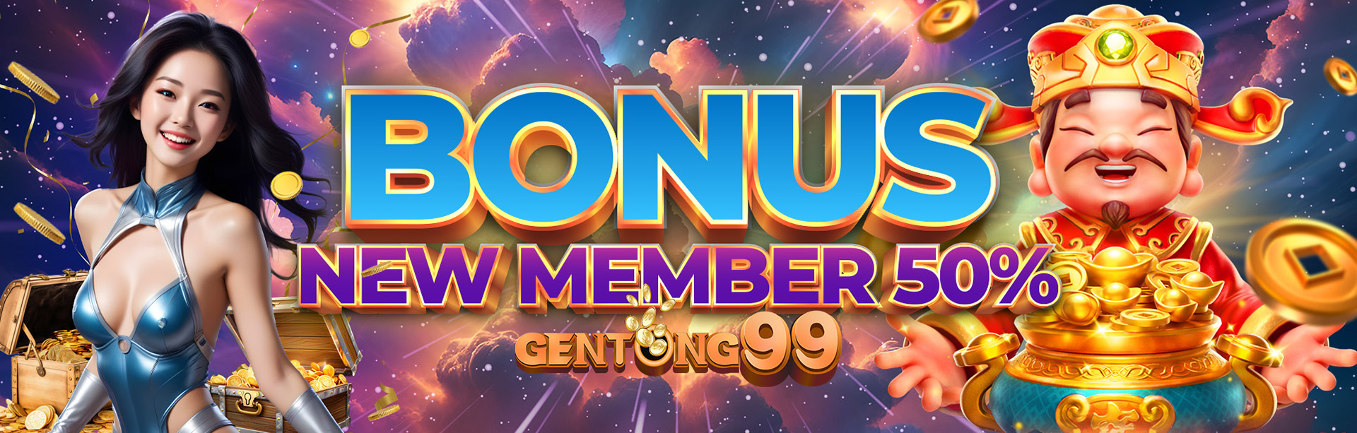 BONUS 50% KHUSUS NEW MEMBER